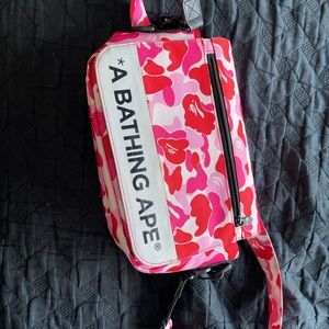 A bathing ape side bag
